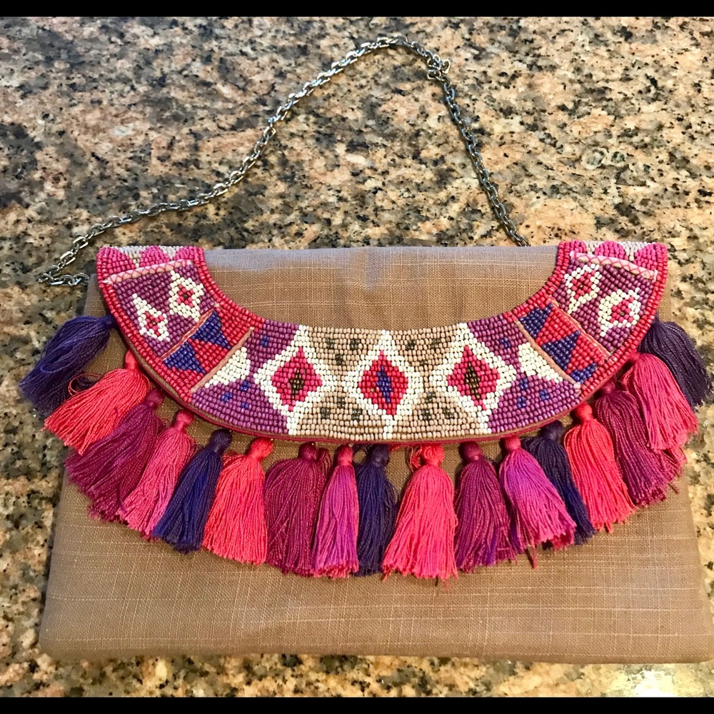 Chico’s Tassled bag
